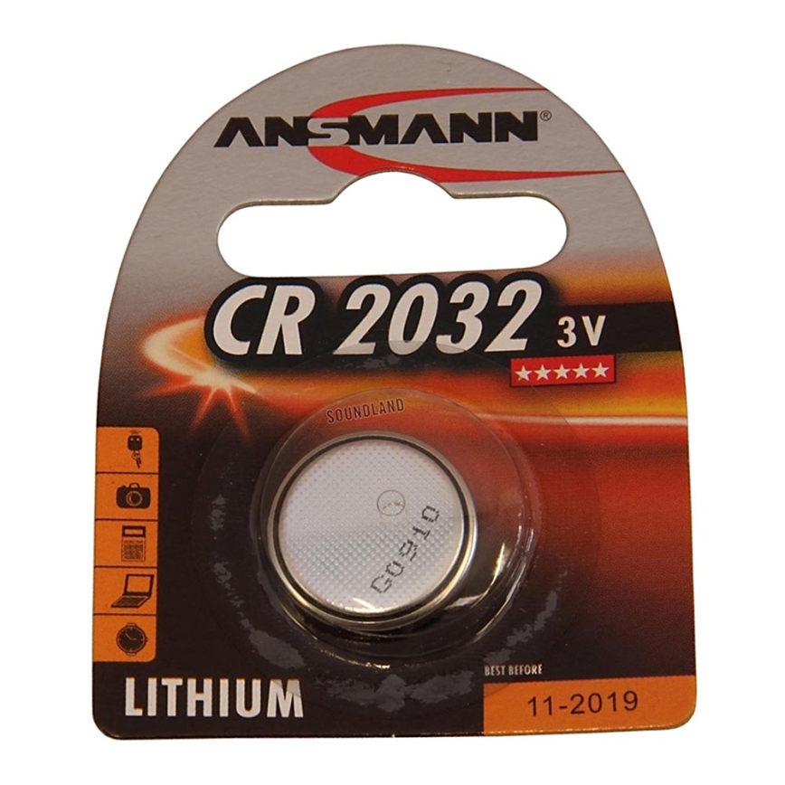 Ansmann 04674 CR 2032 - Lithium knoopcel batterij 3V