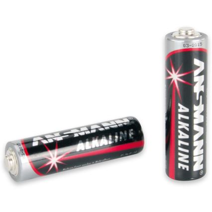 Ansmann 09629 LR6 AA RED - 4 st. Alkaline penlite batterij 1,5V