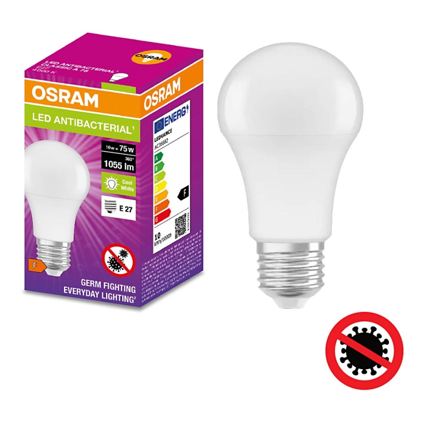 Antibacteriele Lamp A75 E27/10W/230V 4000K - Osram | Lumimania