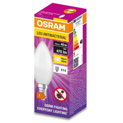 Antibacteriële LED Lamp B40 E14/4,9W/230V 2700K - Osram