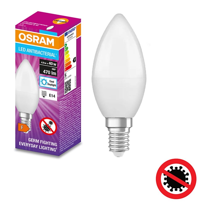 LED E14/4,9W/230V 6500K - Osram | Lumimania