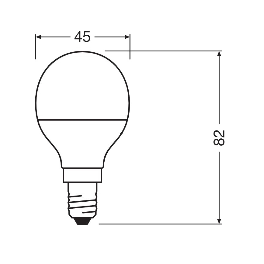 Antibacteriële LED Lamp P40 E14/4,9W/230V 4000K - Osram