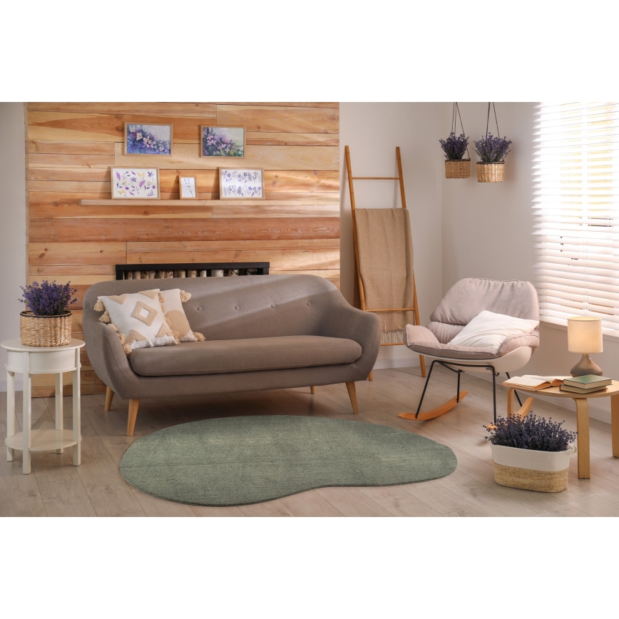 Antislip vloerkleed LOREN 120x170 cm donkergroen