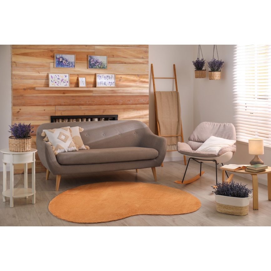 Antislip vloerkleed LOREN 120x170 cm oranje