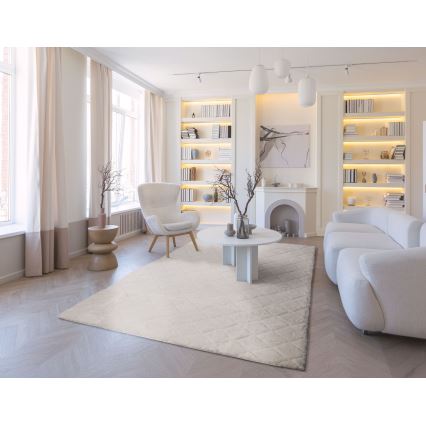 Antislip vloerkleed MODENA NEW 120x160 cm crème