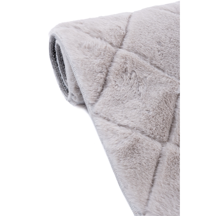 Antislip vloerkleed MODENA NEW 80x140 cm grijs