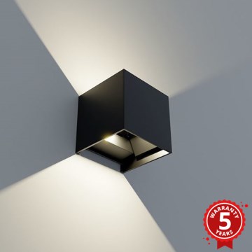 APLED - Applique murale LED extérieure CUBE 2xLED/3W/230V IP65