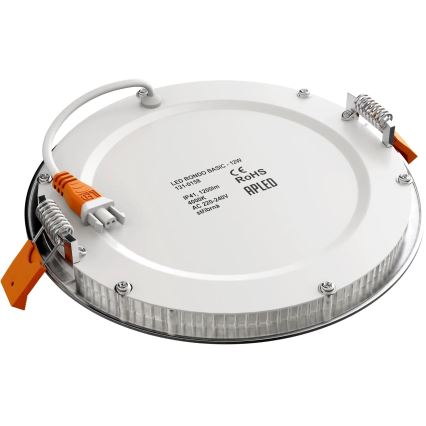 APLED - Hangende LED Badkamer plafond verlichting RONDO LED/12W/230V IP40 diameter 17 cm mat chroom