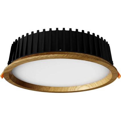 APLED - Spot encastrable LED RONDO WOODLINE LED/18W/230V 4000K d. 26 cm chêne bois massif