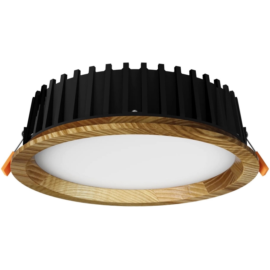 APLED - Spot encastrable LED RONDO WOODLINE LED/6W/230V 3000K d. 15 cm frêne bois massif