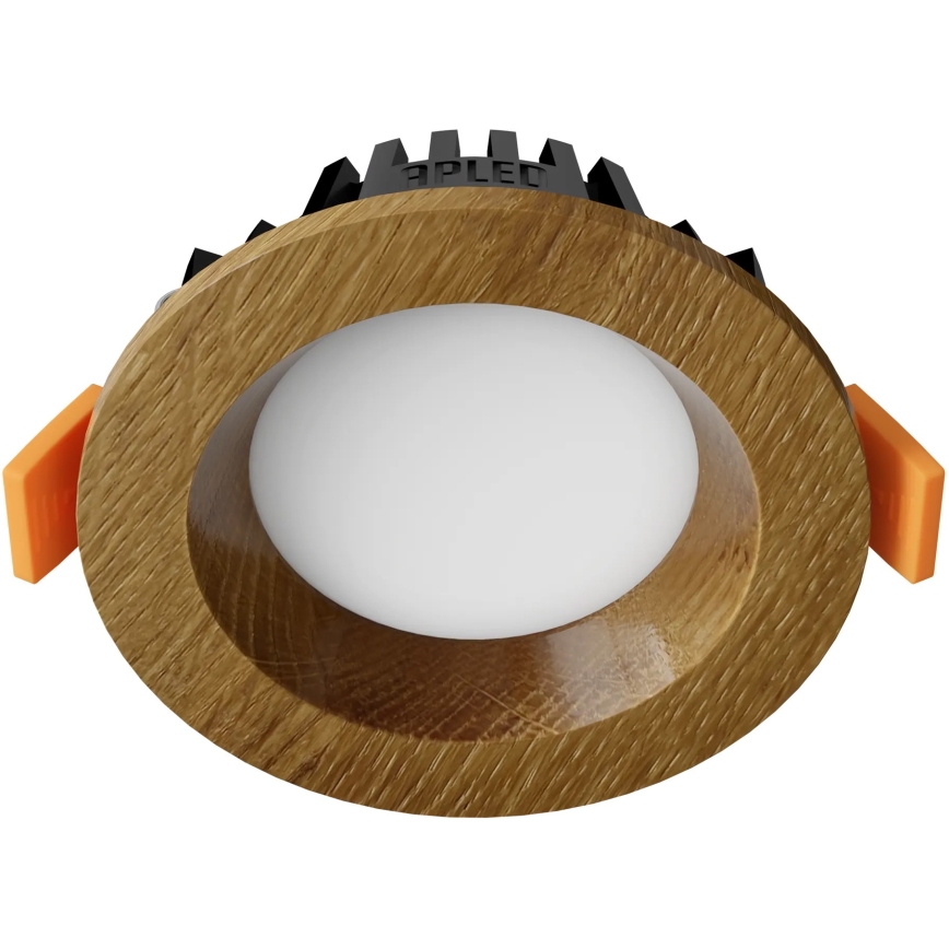 APLED - Spot encastrable LED RONDO WOODLINE LED/3W/230V 3000K d. 9 cm chêne bois massif