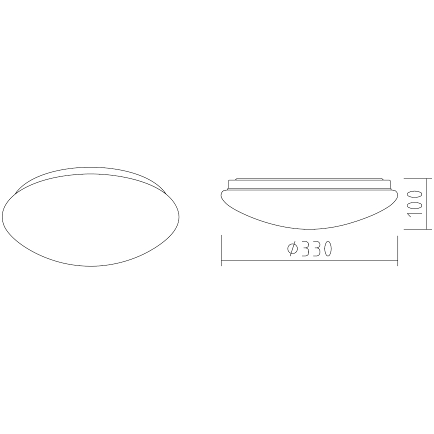 APLED - LED Badkamer Plafond Lamp met Sensor LENS LED/16W/230V IP44 2700-6500K