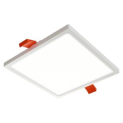 APLED - LED Hang plafondverlichting SQUARE SLIM LED/16W/230V 14,5x14,5 cm wit