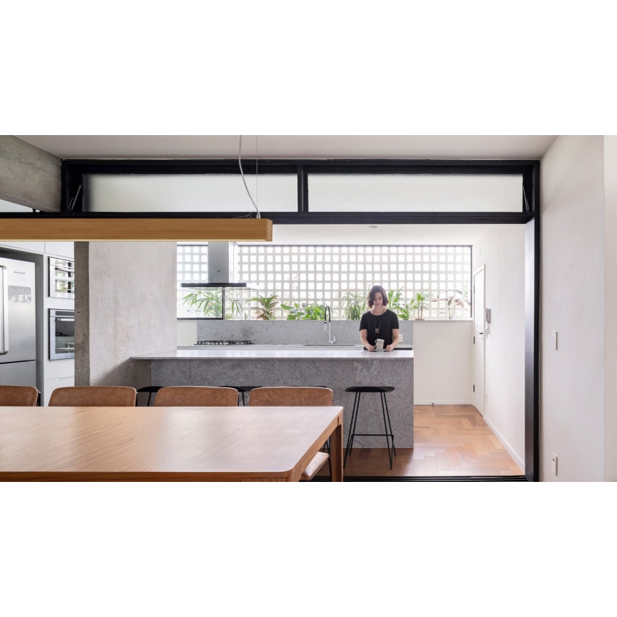 APLED - LED Hanglamp aan een koord LOOK LED/36W/230V 4000K 120 cm eiken