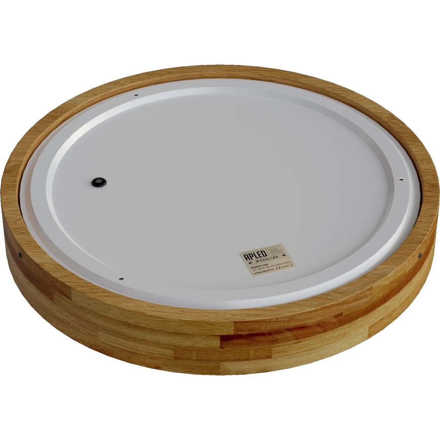 APLED - LED Plafond Lamp RONDO LED/36W/230V d. 40 cm eiken