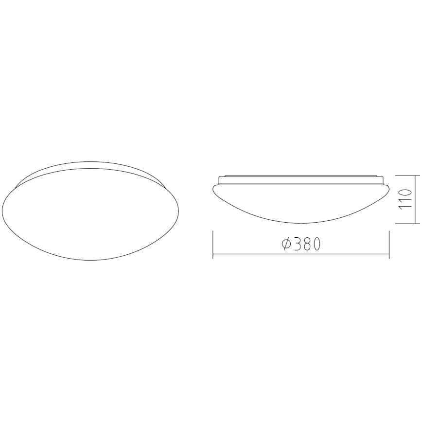 APLED - LED Plafondlamp LENS P TRICOLOR LED/24W/230V IP41 2700 - 6500K 1680lm