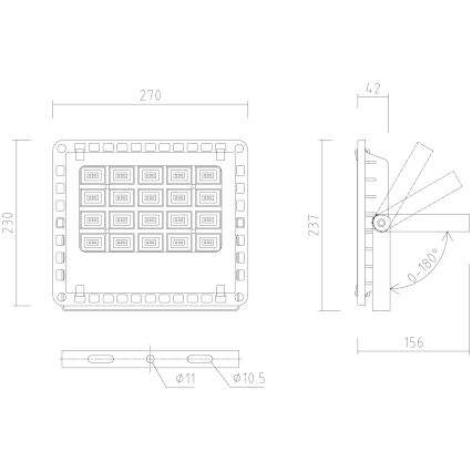 APLED - LED Schijnwerper voor buiten PRO LED/50W/230V IP66 5000lm 6000K