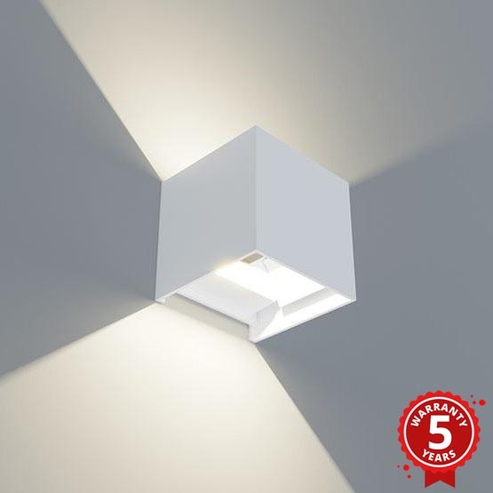 APLED - LED Wandlamp voor buiten CUBE 2xLED/3W/230V IP65