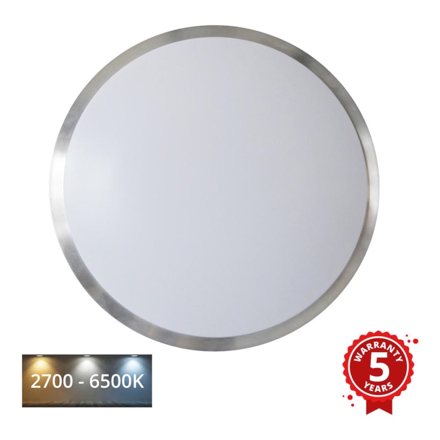 APLED - Plafonnier LED avec détecteur LENS PP TRICOLOR LED/18W/230V IP44 2700 - 6500K 1210lm