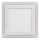 APLED - Spot encastrable de salle de bain SQUARE DUO LED/4W + LED/12W/230V IP41 3000/4000K 19,5x19,5 cm blanc