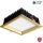 APLED - Spot encastrable LED SQUARE WOODLINE LED/12W/230V 3000K 17x17 cm pin bois massif