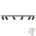 Applique de salle de bain LED RGBW dimmable TURYN 6xGU10/6,5W/230V 2700-6500K Wi-Fi IP44 noire