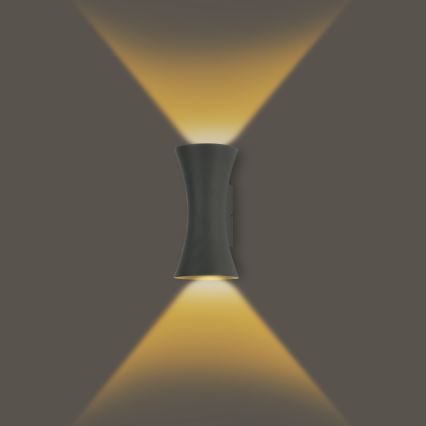 Applique extérieure LED BICON 10W 230V antracite IP44
