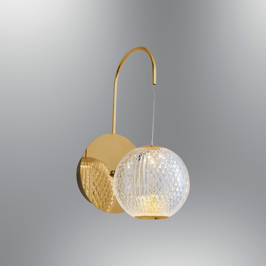 Applique LED CREMONA LED/5W/230V 3000K dorée