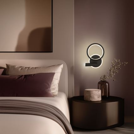 Applique LED MONET LED/16W/230V noire