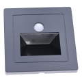 Applique LED pour escalier avec capteur de mouvement et crépusculaire LED/3W/230V 3000K noir