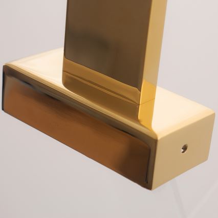 Applique LED SHINE pour miroir de salle de bains, 13,8 W, 230 V, 60 cm, IP44, dorée