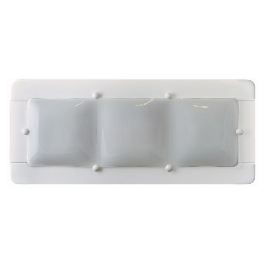 Applique murale 3xE27/20W/230V blanc/hêtre