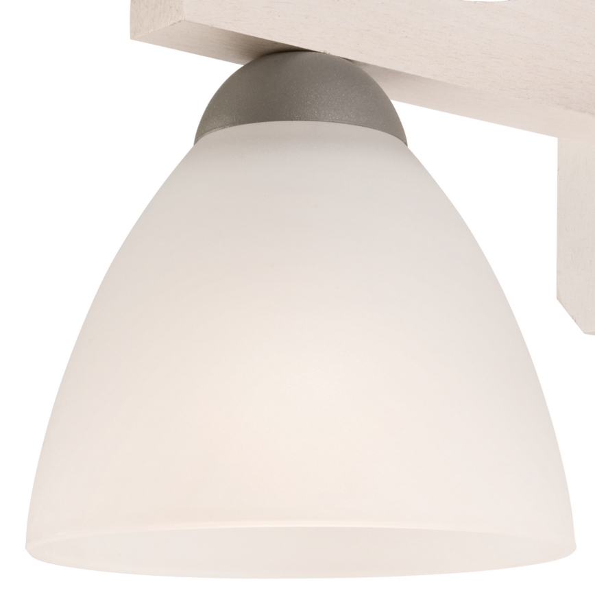 Applique murale ADRIANO 1xE27/60W/230V hêtre - certifié FSC