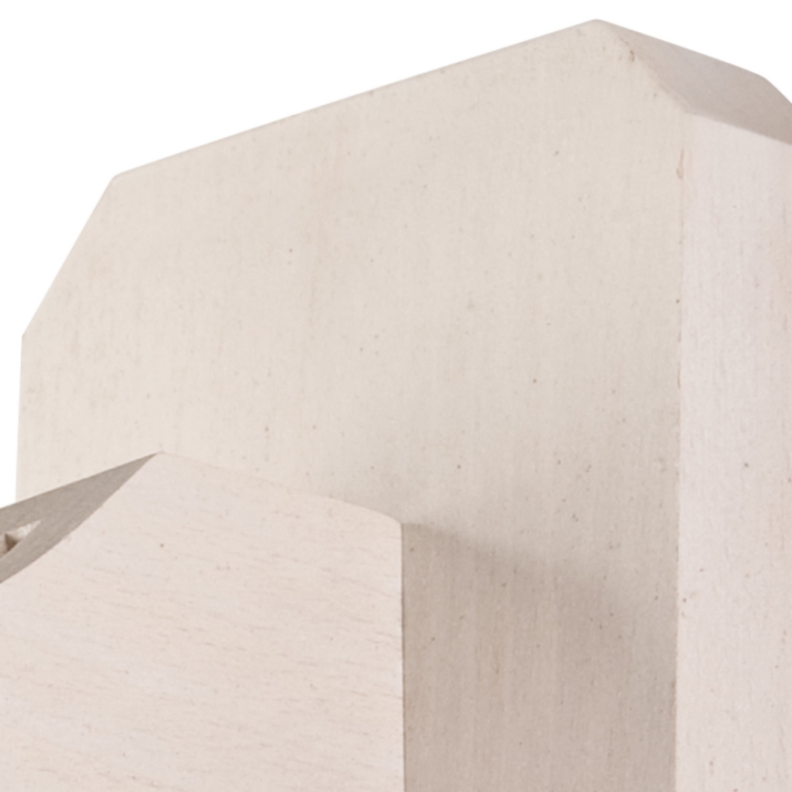 Applique murale ADRIANO 1xE27/60W/230V hêtre - certifié FSC