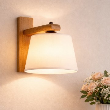 Applique murale AIDA 1xE27/60W/230V chêne