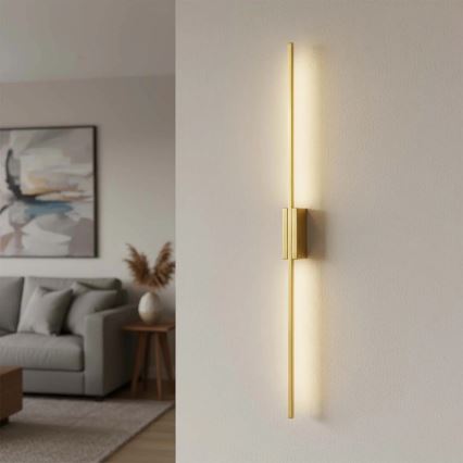 Applique murale AISHA LED/20W/230V 4000K 120 cm dorée