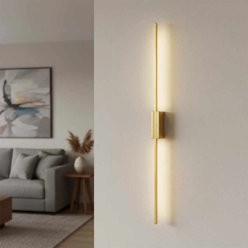 Applique murale AISHA LED/20W/230V 4000K 120 cm dorée
