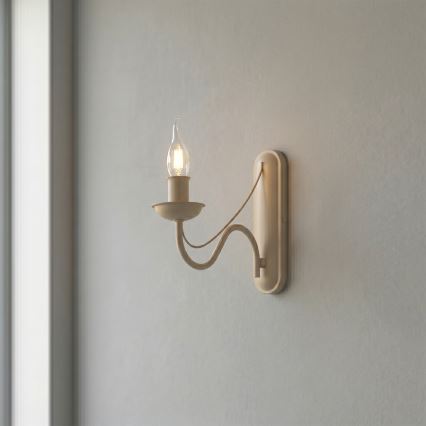 Applique murale ANTON 1xE14/60W/230V beige