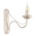 Applique murale ANTON 1xE14/60W/230V patine blanche