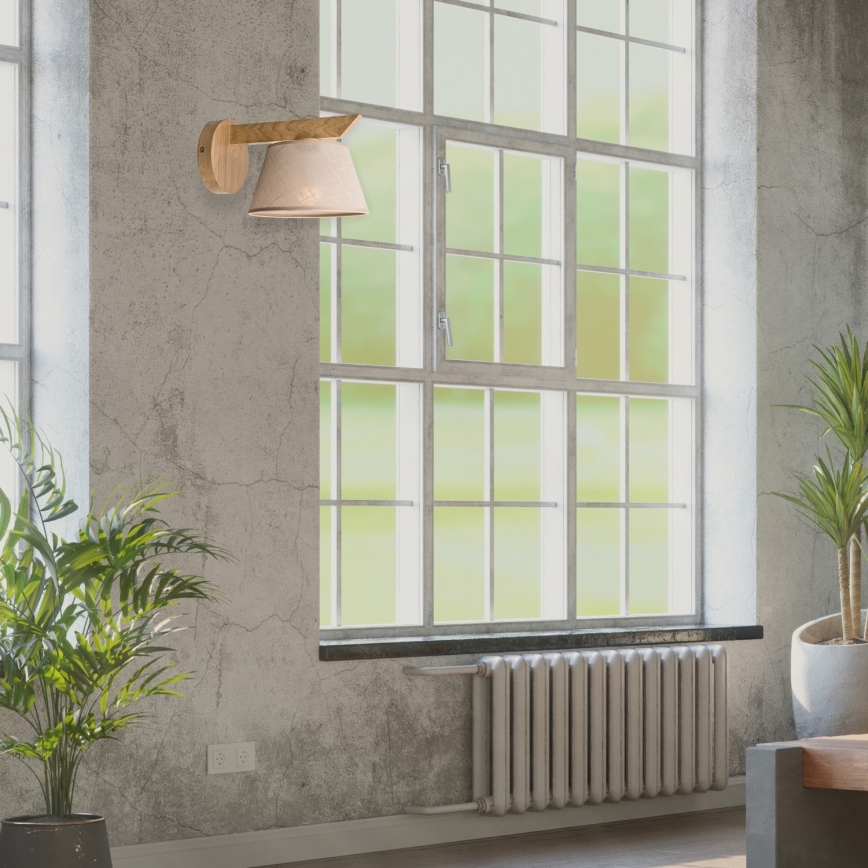 Applique murale ANTONIO 1xE14/40W/230V chêne
