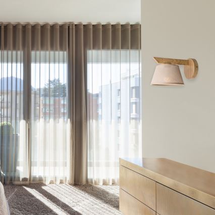 Applique murale ANTONIO 1xE14/40W/230V chêne