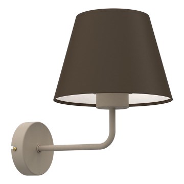 Applique murale ARDEN 1xE27/15W/230V beige/marron