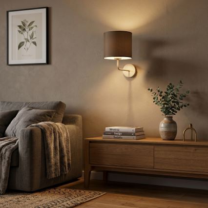 Applique murale ARDEN 1xE27/15W/230V beige/marron