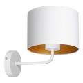 Applique murale ARDEN 1xE27/60W/230V blanc/doré