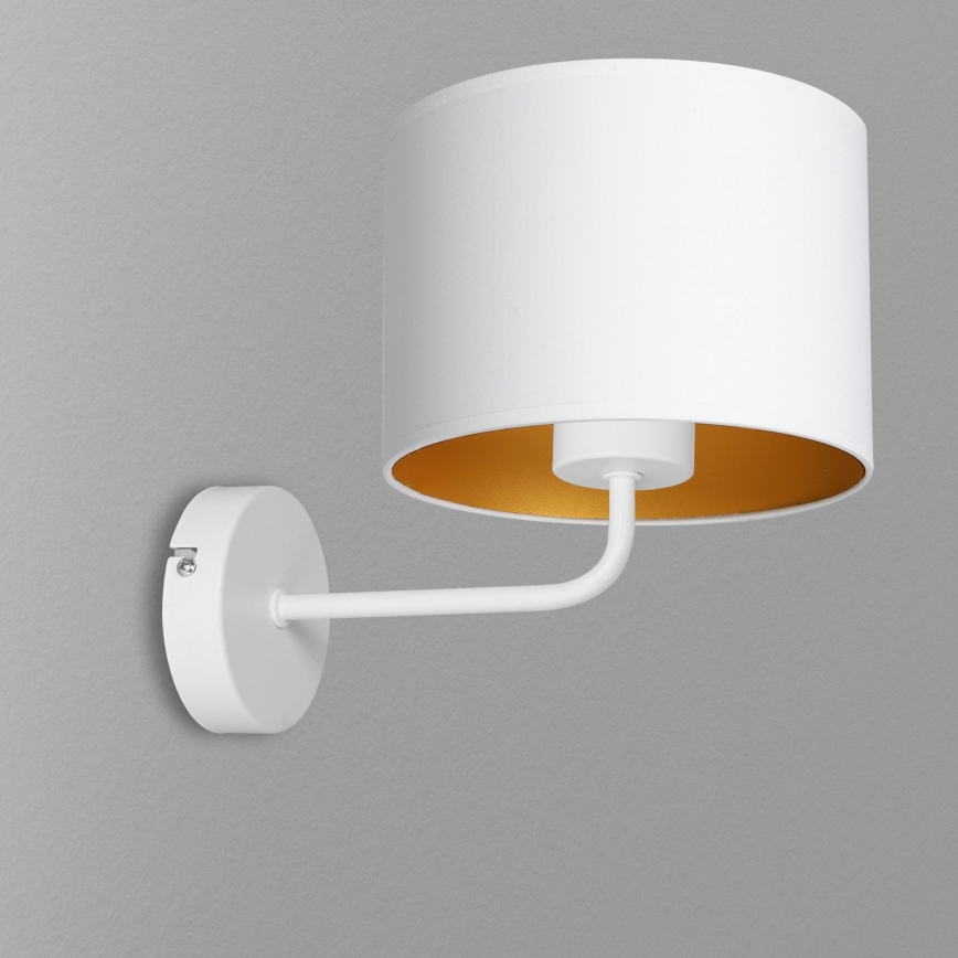 Applique murale ARDEN 1xE27/60W/230V blanc/doré