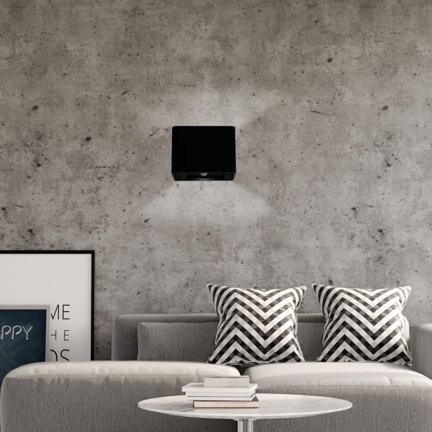 Applique murale tactile à intensité variable avec détecteur MIRI LED/2,5W/3,7V 3000/4000/6400K 4000 mAh noir