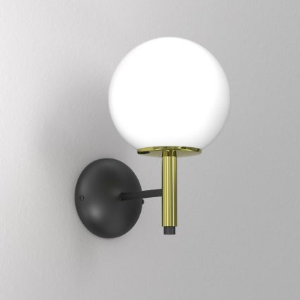 Applique murale AWINION 1xE27/15W/230V blanc/doré/noir