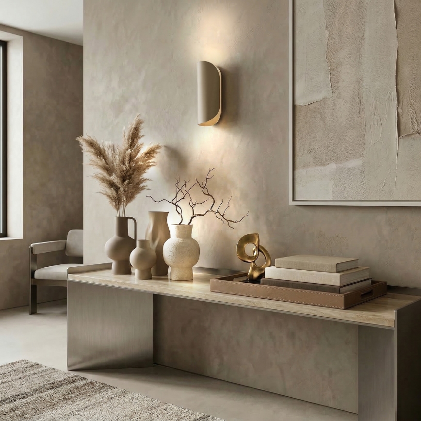 Applique murale BARBOS 2xG9/8W/230V beige
