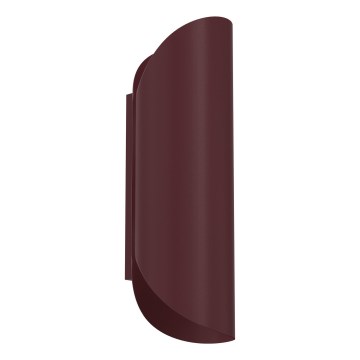 Applique murale BARBOS 2xG9/8W/230V bordeaux