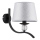 Applique murale BARNI 1xE14/10W/230V noir/argent